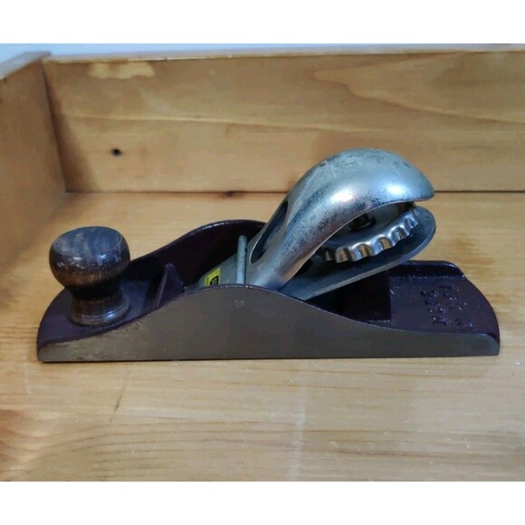Stanley No 110 7” Hand Wood Plane - Smooth Bottom Made In USA Wood Working - Picture 2 of 6